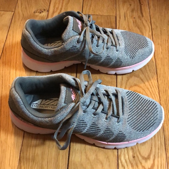 Avia Shoes - Avia gray memory foam sneakers